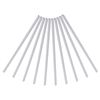 PATIKIL 10mm Binding Bars, 10 Pcs Plastic Binding Bars Slide Grip 70 Sheets Capacity A4 Binding Bars for Report Cover Office Study, White