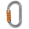Petzl Uni OK TRIACT-LOCK Schraubkarabiner, Gray, Einheitsgröße