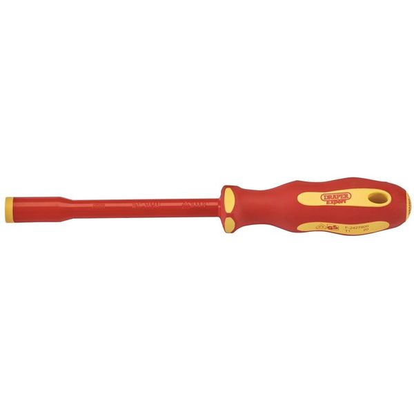 Draper 99486 - VDE Approved Fully Insulated Nut Driver, 7mm