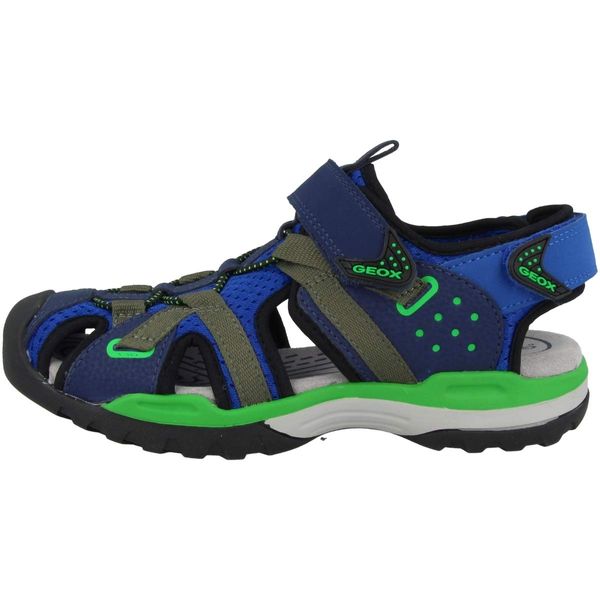 Geox Boys' J Borealis Boy B Closed Sandals (J Borealis Boy B) - Blue Royal Green C4165, size: 31 EU