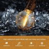 Solar 50LED Bulbs 100FT Warm White String Lights Waterproof IP65 Outdoor,US Ship