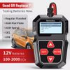 12V Car Battery Tester Load Cranking Charging Test Battery Analyzer 100-2000CCA