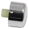 SPARES2GO Ignition Switch Button compatible with Rangemaster Hob Cooker (Chrome)