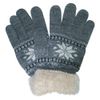 Warm Fingertip Gloves Gray