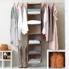 Household Essentials 6 Shelf Hanging Shelf Closet Organizer with Hooks