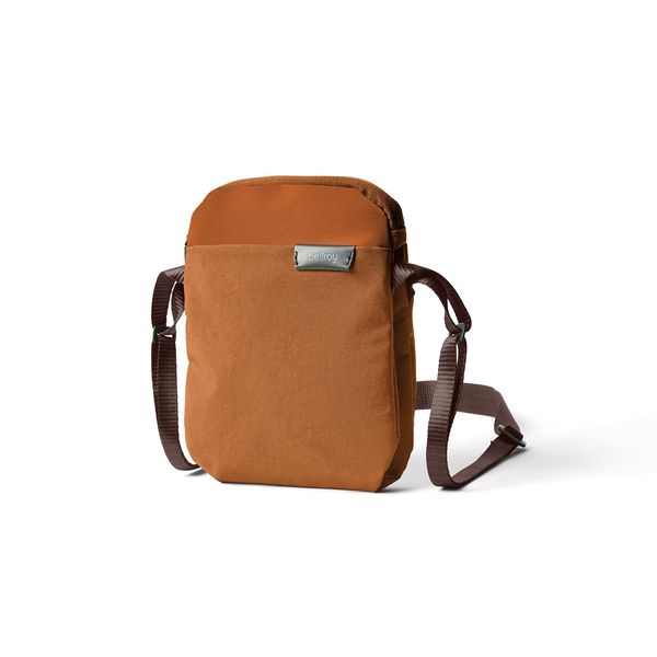 Bellroy City Pouch Sling Bag, E-Reader or Small Tablet, Purse, Sunglasses, Smartphone, bronze