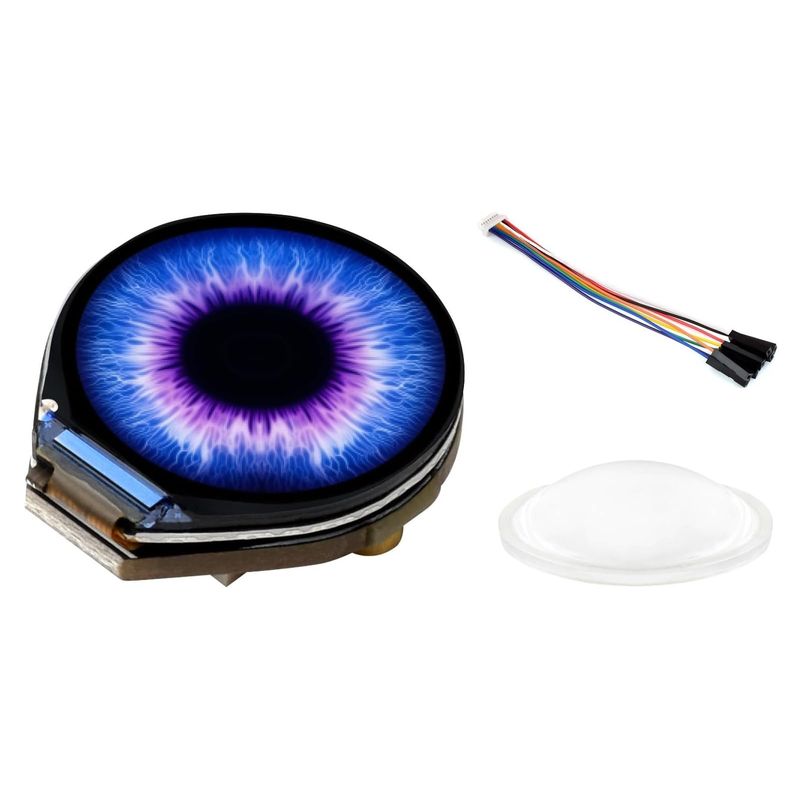 Waveshare 0.71inch Round LCD Display Module,160×160 Resolution 65K ...