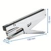 Rapid 21310400 Heftzange E10, Kunststoff/Metall, 10 Blatt, chrom