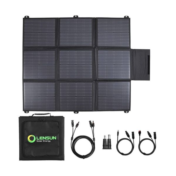 200W 12V Portable Solar Panel Blanket with Standard Connectors for Solar Gene...