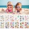 Zayvor Temporary Tattoos For Kids, 400pcs Glow In The Dark Tattoos,Assorted Cartoon Luminous Unicorn Mermaid Butterfly Animal Dinosaur Pirate Space Fake Tattoo, Boys Girls Party Favor Supplies