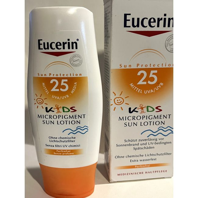 EUCERIN Sun Protection Kids Micropigment Lotion SPF 25 150ml NIB