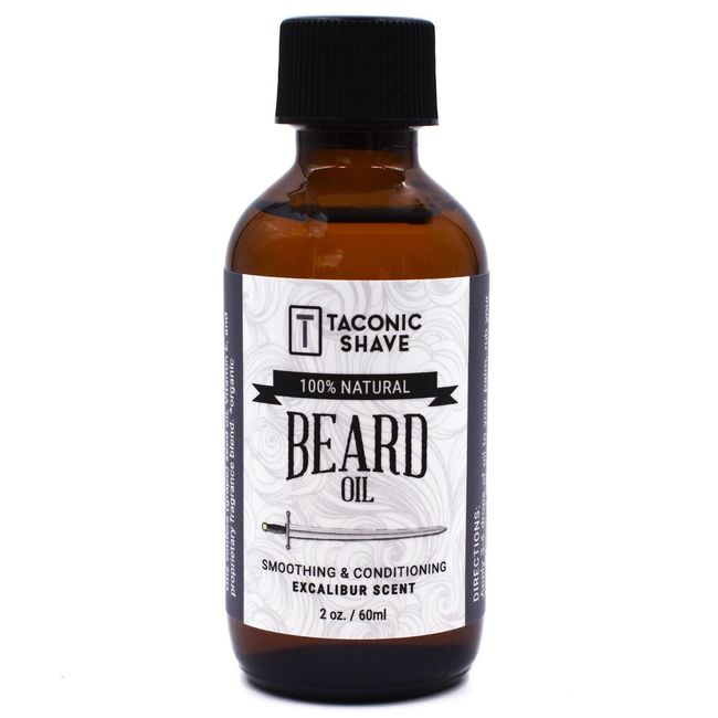 Taconic Shave All Natural Premium Beard Oil Conditions & Moisturizes Fresh Scent