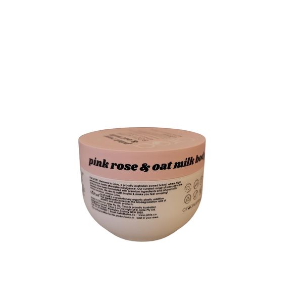 Repair And Hydrate, Vegan Friendly, Pink Rose And Oat Milk Body Butter, 15.8oz Bottle