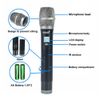 Stage Wireless Microphone System 2CH UHF Handheld Adjustable Musical Microphones