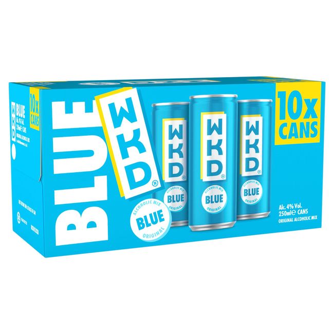 WKD 10 Alcoholic Mix Blue Original 250ml