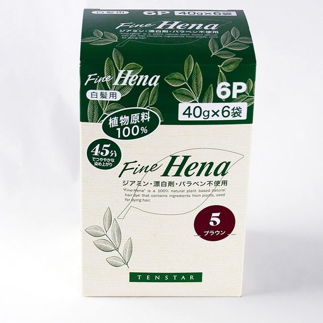 Tenster Fine Henna 6P (Brown)