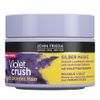 John Frieda Violet Crush Silver Mask 250 ml for Blonde Hair Neutralises Yellow Tint Repairs Hair Damage