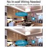 Kinetic Switch and Receiver Remote Light Switch Kits 2 Channel Controller