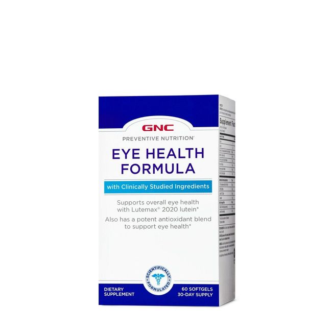 GNC Preventive Nutrition Eye Health Formula 60 Softgels