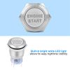 Push Button Start Kit - Engine Button Ignition Switch Car Engine Start Push Button Switch 12V Waterproof Car Engine Start Push Button Switch Ignition Starter Silver Stainless Steel