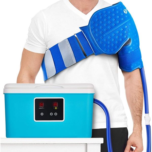 Cold Therapy System with Large Shoulder Pad — for Post-Surgery Care, Rotator