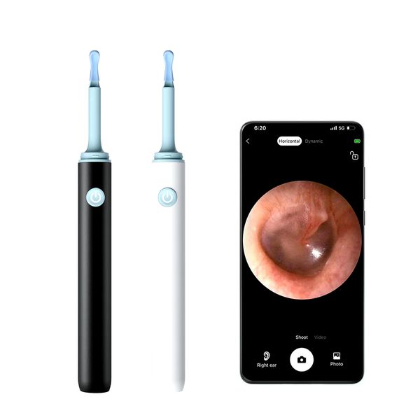 Ear Wax Removal Pick Led Wireless Ear Camera Otoscope Visual Kit eXempt Smart