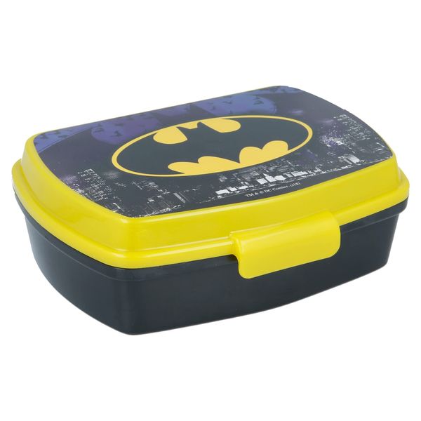 Stor Batman Sandwichmaker 'Symbol' rechteckig, 85575, Schwarz, 1 Stück (1er Pack)