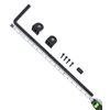 XCEL Black Cane Bolt 18" x 1/2" Steel for Double gate Panels