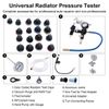 28 PCS Radiator Pressure Tester Vacuum-Type Cooling System Refill Kit