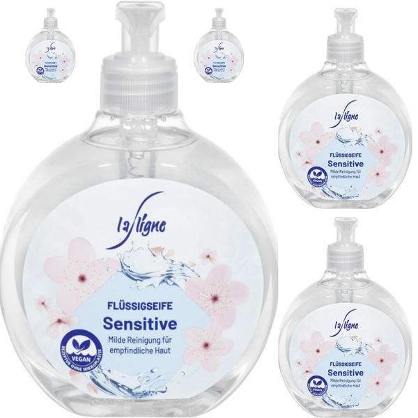 La Ligne Sensitivee Cream Soap 500 ml x 5 Pieces
