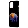 Bison farbenfrohe Aquarell Hülle für iPhone 12 Pro Max