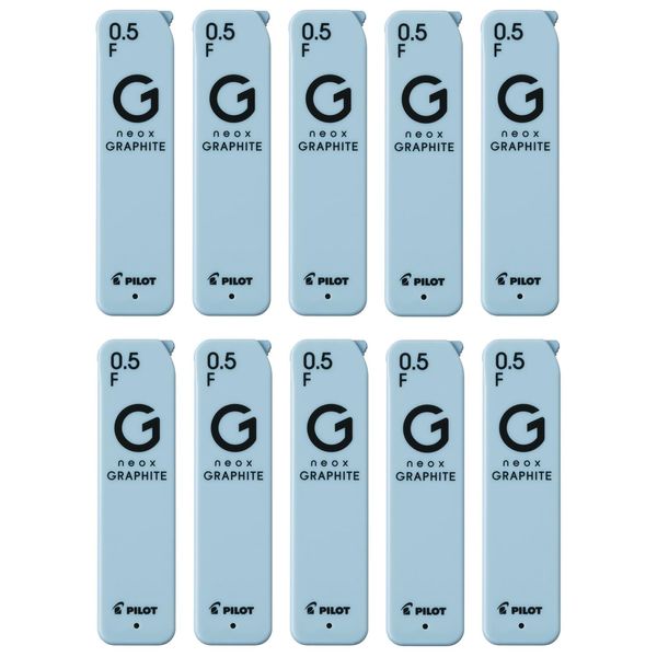 PILOT 10HRFG05F Sharp Refill, Neox Graphite, 0.5mm, F, 10pcs