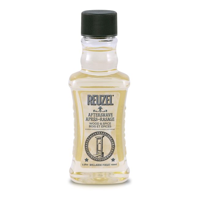 Reuzel Wood and Spice Aftershave, End Your Shave in Style, 3.38 oz