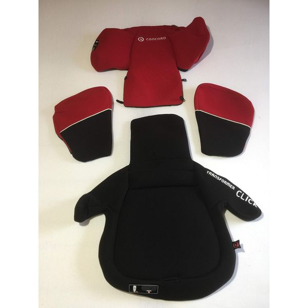 Original Bezug Ersatzbezug für Concord Transformer T, Transformer Click und Transformer X-Bag rot NEU
