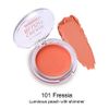 PHOERA Face Cheek Blush Cream Anglicolor Perfect Makeup Cream Blush Cheekcolor, Long-Wear, Matte, Bold, Lightweight, Blends Easily, Contours Cheeks (101#Freesia)