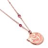 WICKED Glinda Logo Necklace Rose Gold