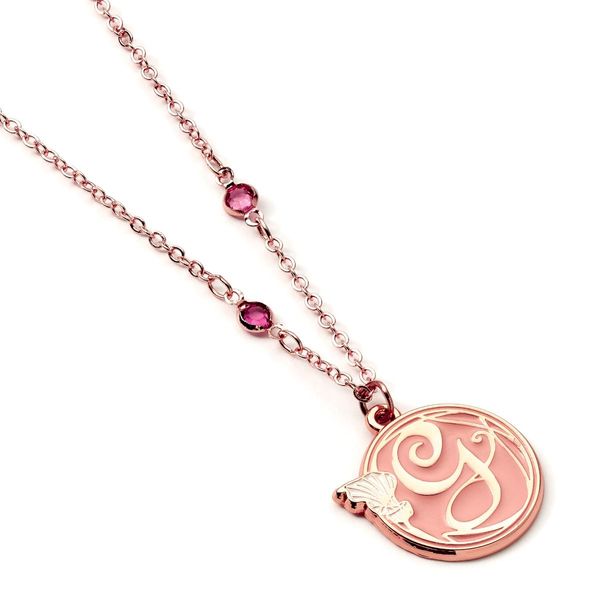 WICKED Glinda Logo Necklace Rose Gold