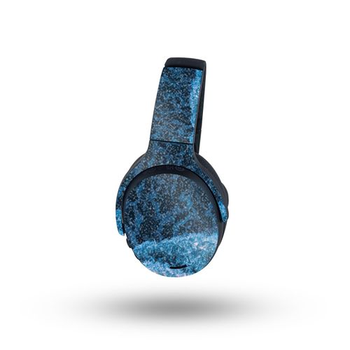 MightySkins Glossy Glitter Skin Compatible with Skullcandy Crusher ANC 2 - Ocean Waves | Protective, Durable High-Gloss Glitter Finish | Easy to Apply