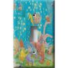 SnazzySwitch Fish Friends Decorative Light Switch Cover - Single Toggle Wall Plate