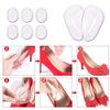 DRERIO 14 Pcs Heel Cushion Pads Shoe Heel Inserts for Shoes Silicone Shoe Pads Gel Heel Grips Adhesive Shoe Pads for Too Big Shoes Transparent Heel Insole Heel Cushions & Cups for Women and Men