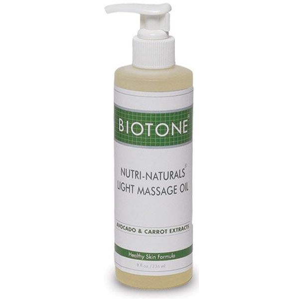 Biotone Nutri-Naturals Products Light Massage Oil, 8 Ounce