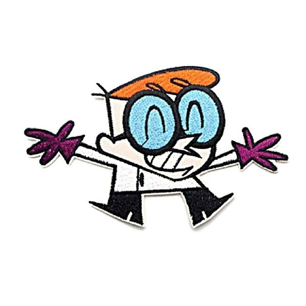 Dexter's Lab Dexter Character Embroidered 3 1/2" Tall Iron on Patch