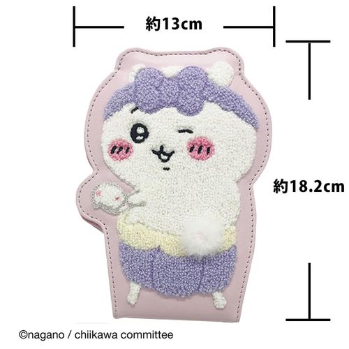 Chiikawa CW46279 Die Cut Fabric Mirror, Cute, Petite Pla, Nagano Makeup, Folding Mirror, Makeup, Hand Mirror