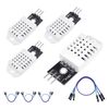 SATUY 4Pcs DHT22/AM2302 Digital Temperature Humidity Sensor Module with Cable, Temp Range -40~80℃ (±0.5℃), Humidity 0~100% RH (±2%) for A-rduino Electronic Practice DIY, Replace SHT11 SHT15