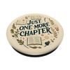Just One More Chapter Bookish Book Reading Botanical Beige PopSockets Standard PopGrip
