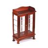 MyTinyWorld Dolls House Miniature Mahogany Display Cabinet