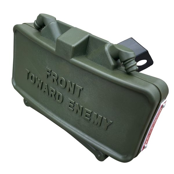 Claymore Hitch Cover Front Toward Enemy for for 2-Inch Standard Receivers - Durable, Weatherproof & Unique Tow Hitch Cover Pickup Truck Accessory Funny Claymore Shaped