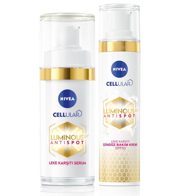 NIVEA Luminous630 Leke Karşıtı Gündüz Yüz Kremi 40ml ve Luminous630 Leke Karşıtı Serum 30ml