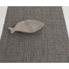 Jason Woven Vinyl Table Runner - Black/Brown