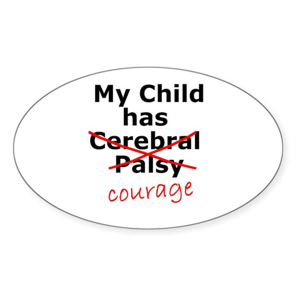CafePress Courage Oval Sticker Oval Car Bumper Sticker
